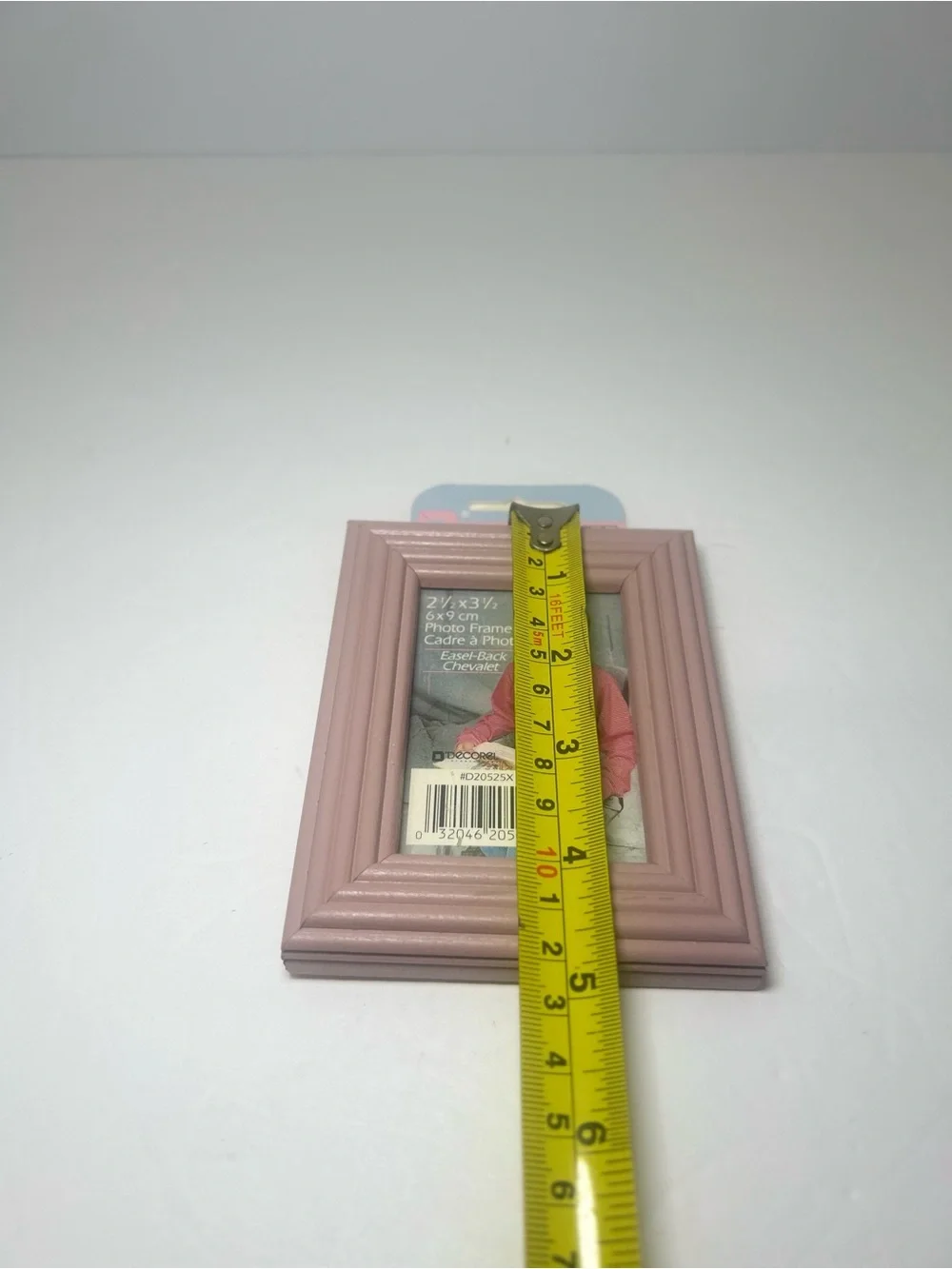 3 Wood Picture Frames 2 x 3 Inch Photo Wooden Photo Frame Assorted Pink & Cream